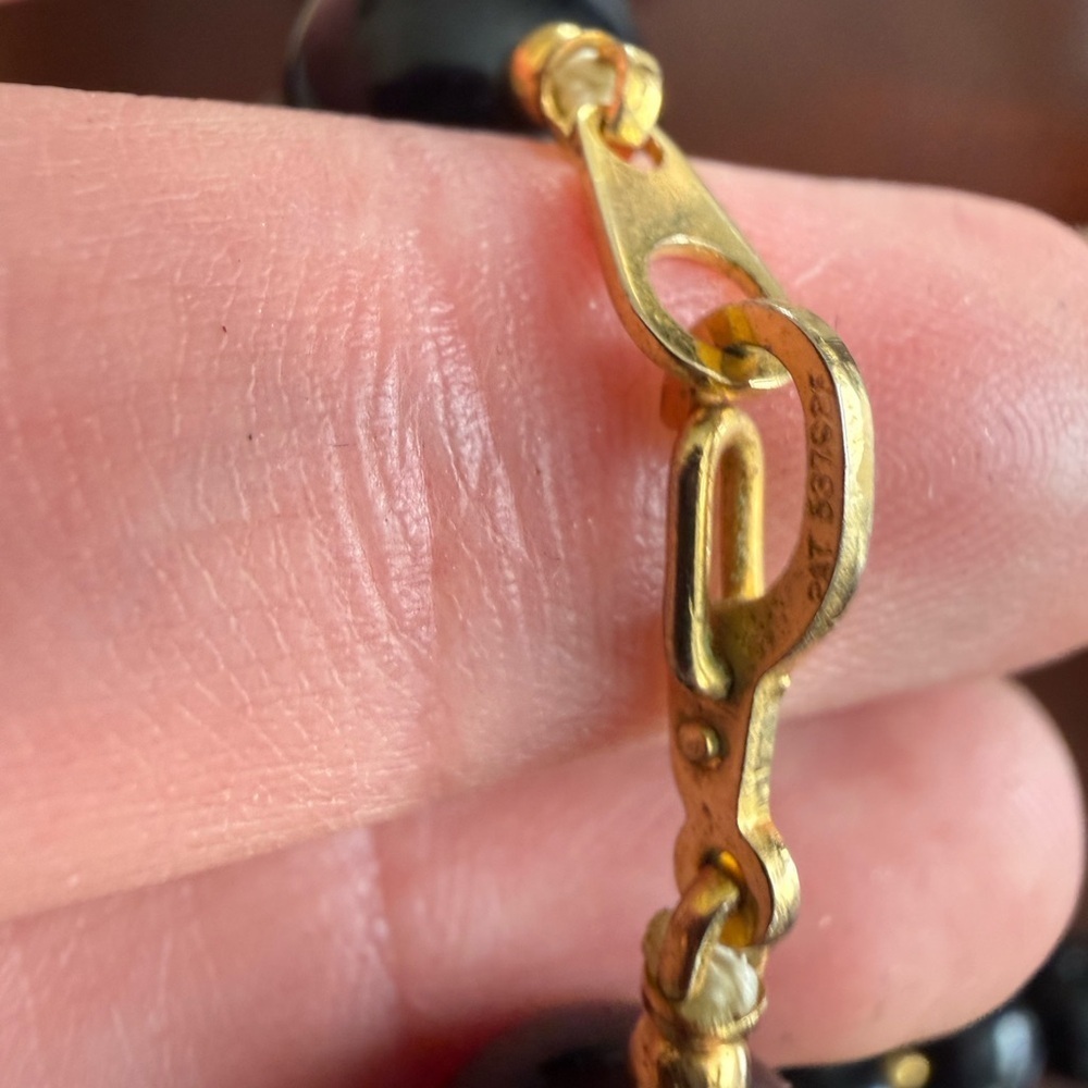 Vintage Pat. 537985 Necklace - Picture 2 of 3